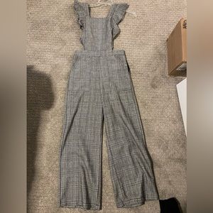 Plaid jumpsuit